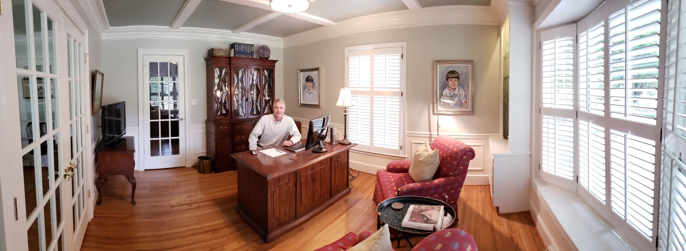 Robert Higgins at his Charlotte office